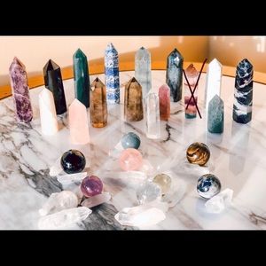 Crystal Point and Orb Set